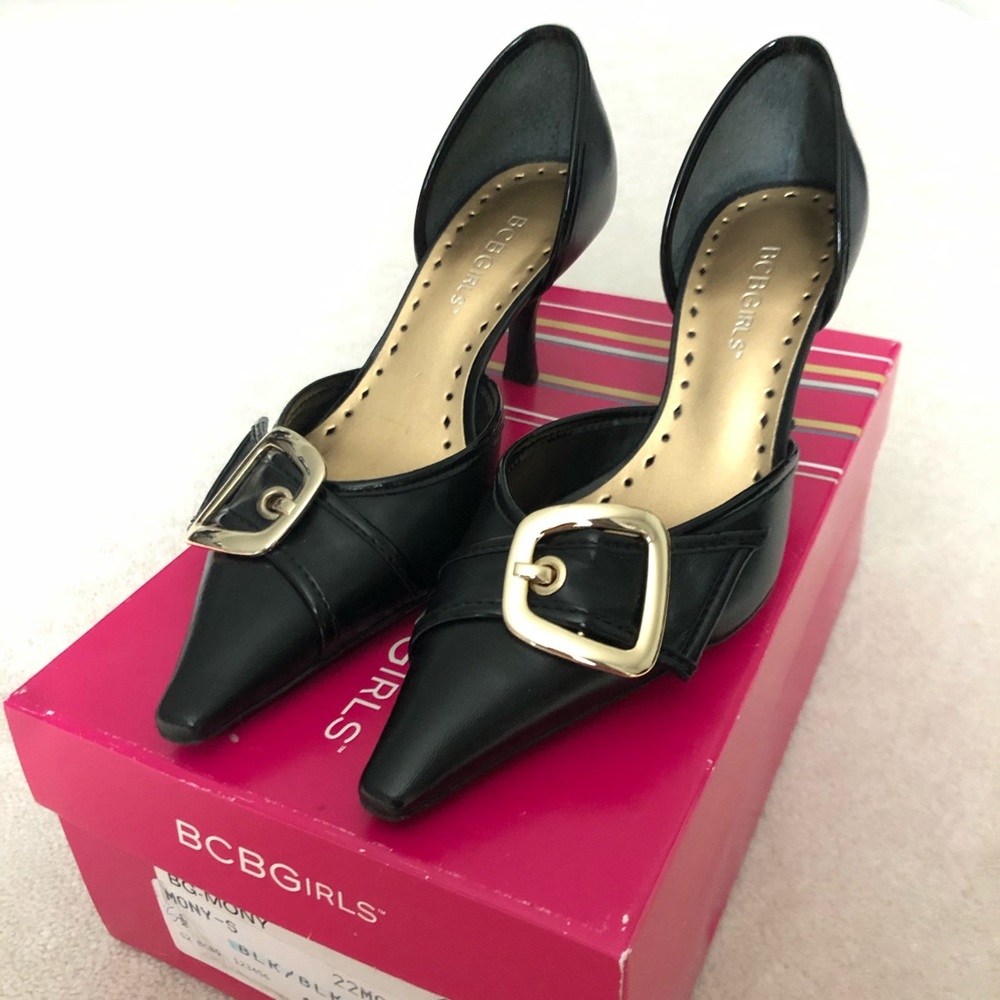 Brand New BCBGirls Black Heels Size 5.5